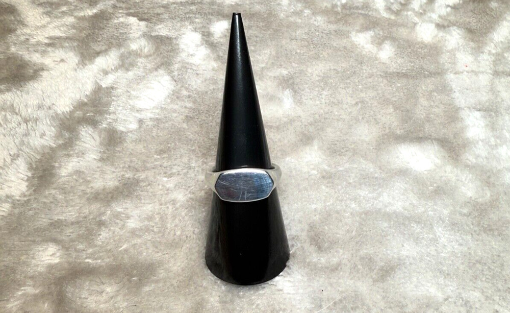 Kendra Scott Elisa Sterling Silver 925 Signet Ring Size 6.5 Minimalist